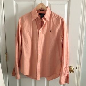 Women’s Ralph Lauren Button Oxford Shirt